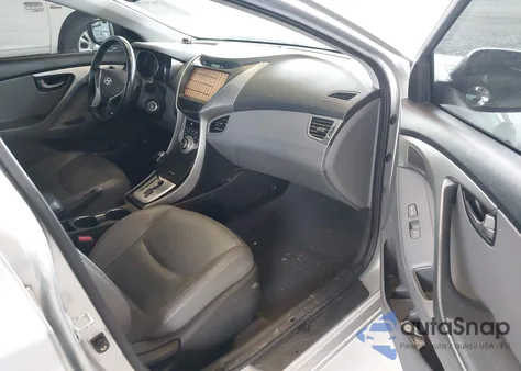 2012 Hyundai Elantra Limited z USA, uszkodzony, nr VIN 5NPDH4AE4CH093866